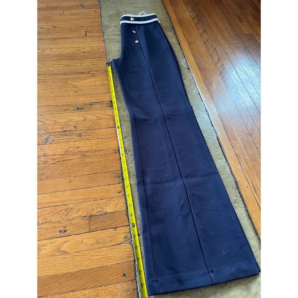 Staud Sailor Pants flare BNWT small stretch, nautical, breton, birkin - Picture 6 of 6